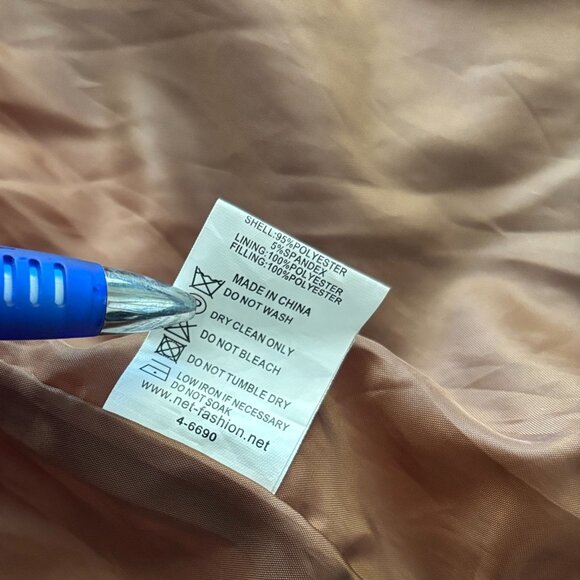 Current NET K128 Quilted Padded Brown Vest Puffer Men's M 4-6690 NWOT - Picture 10 of 11